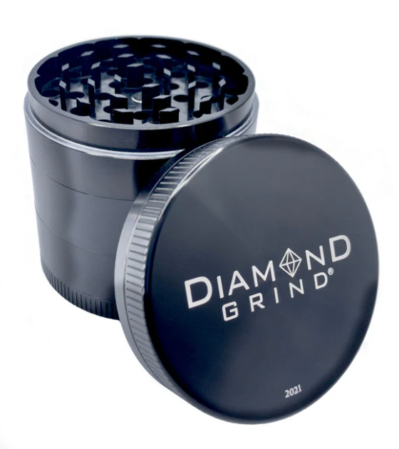 Diamond Grind - 63mm Anodized 4 Piece Grinder