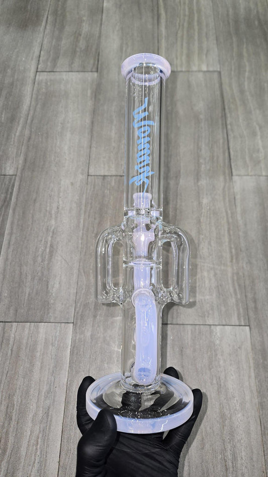 Monark Glass - 13" 38MM Color Accents Recycler