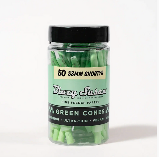 Blazy Susan - Green Pre Rolled Cones 50ct Jar