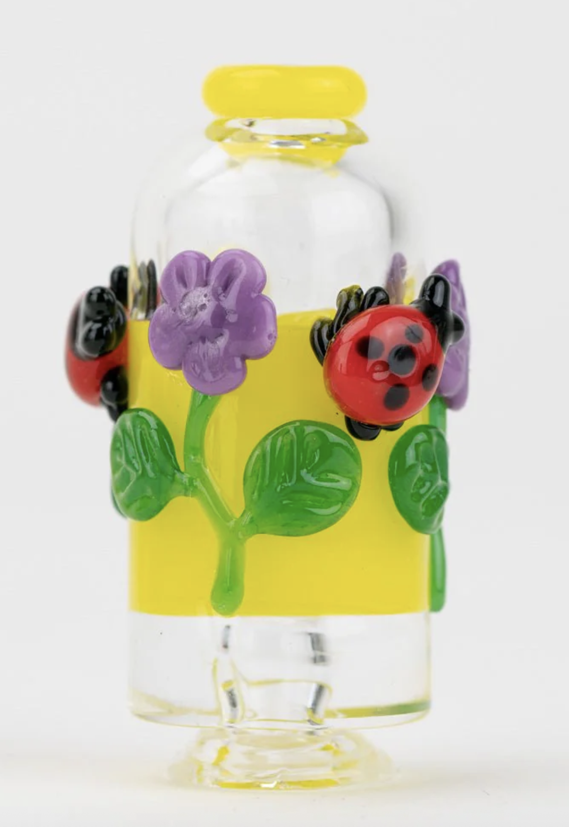 Empire Glassworks Puffco Pivot Glass Mouthpiece - Sunshine Garden