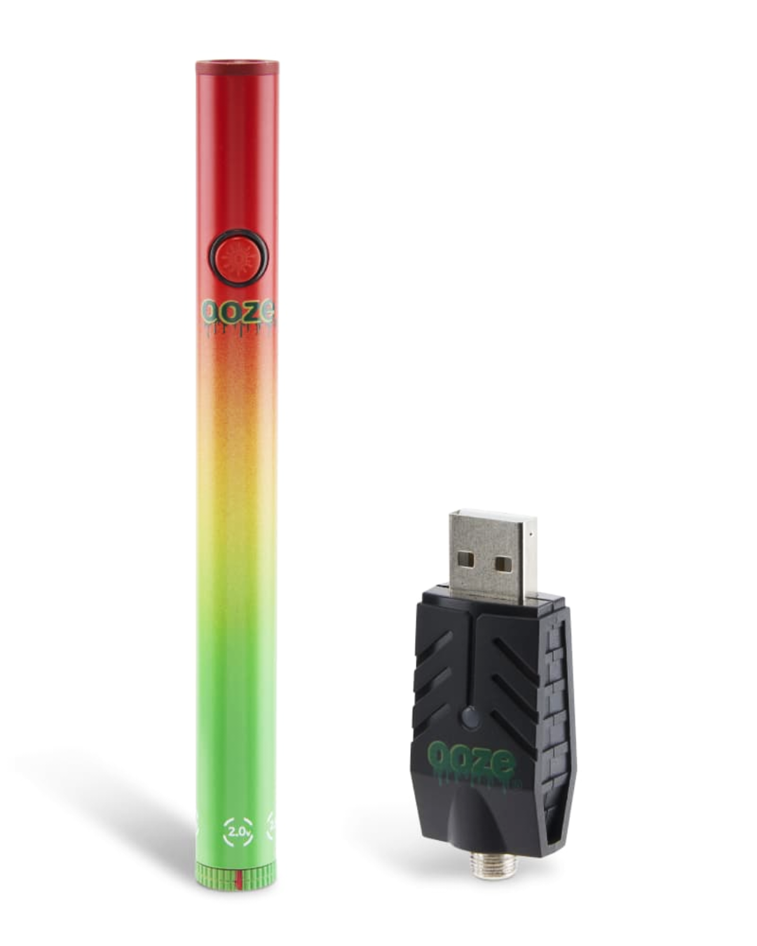 510 Cartridge Battery with Adjustable Voltage: The Ooze Twist 2.0 is compatible with 510-thread cartridges and offers customizable voltage settings.