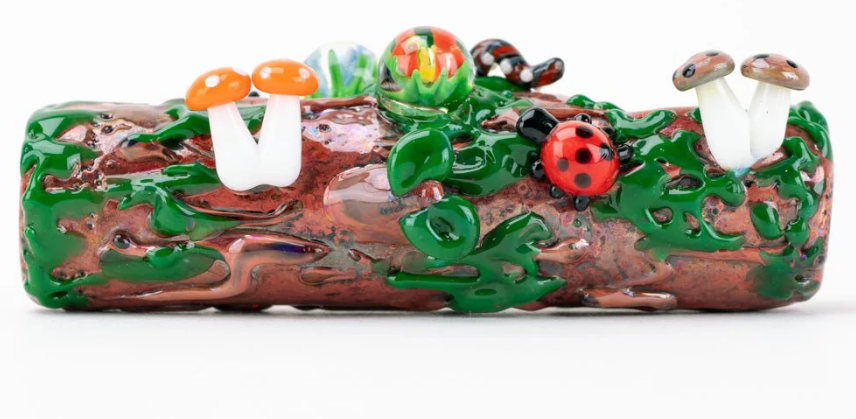 Empire Glassworks Mossy Log Dry Pipe