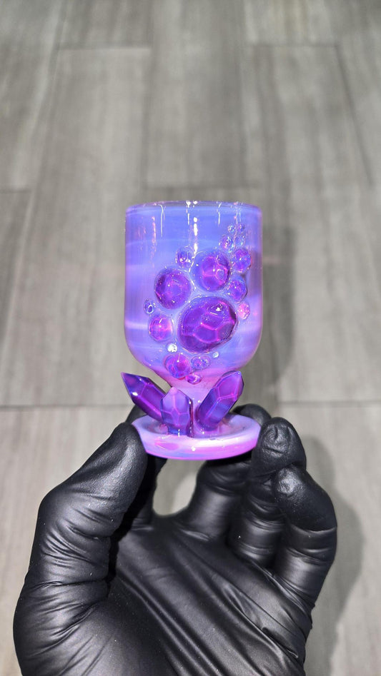 Northern Waters Glass - Crystal Cluster Tulip Cup Puffco Proxy Core Attachment