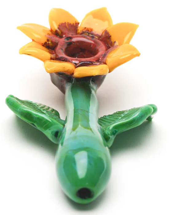 Empire Glassworks Sunflower Spoon Pipe
