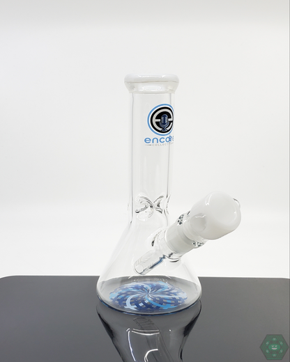 Encore Glass 7.5” Spiral Base Beaker | Compact & Stylish | Smooth Filtration