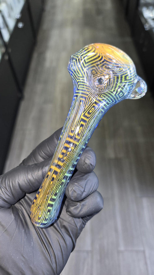 Hefe Glass - Fumed Etch Spoon #2
