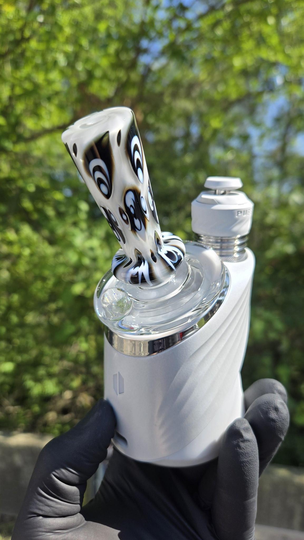 Indo Glass X Geoffmade - Clear Bottom Frit Work Dry Peak/Pro Attachment #1