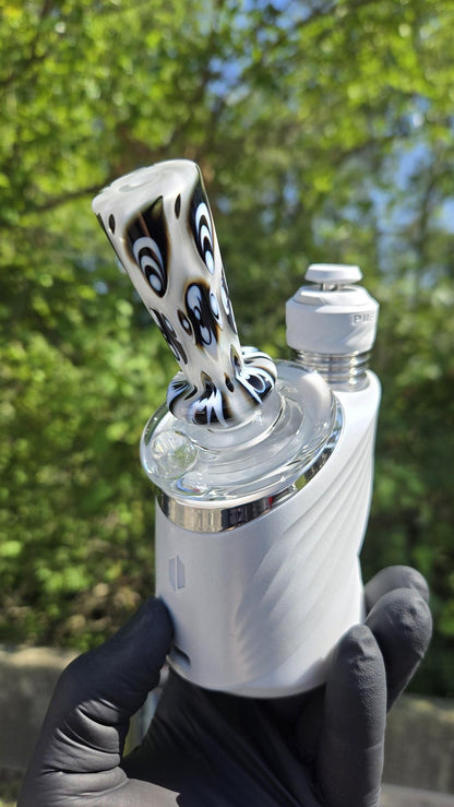 Indo Glass X Geoffmade - Clear Bottom Frit Work Dry Peak/Pro Attachment #1