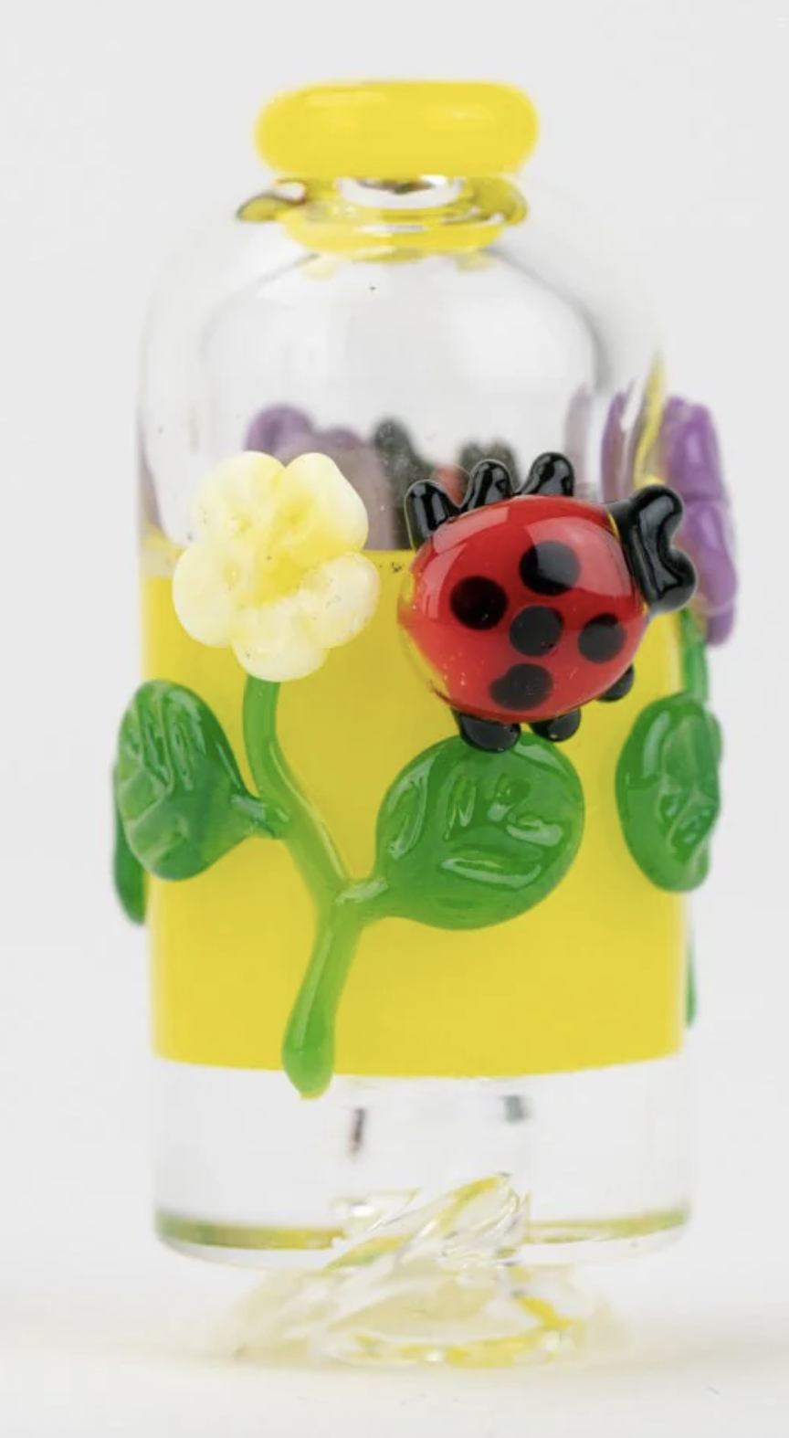 Empire Glassworks Puffco Pivot Glass Mouthpiece - Sunshine Garden