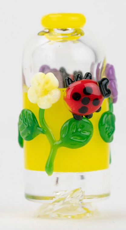 Empire Glassworks Puffco Pivot Glass Mouthpiece - Sunshine Garden