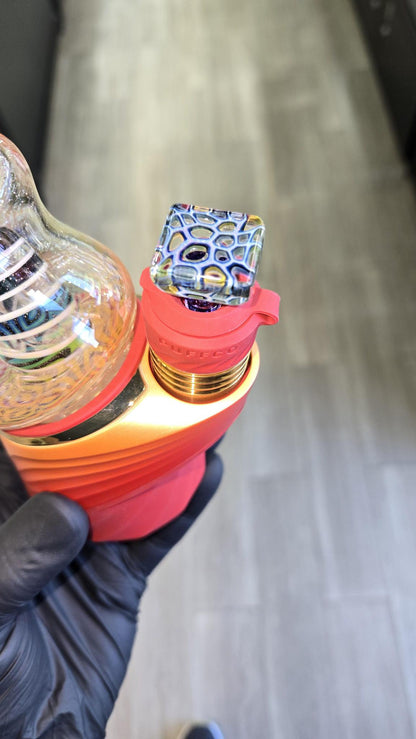 Hefe Glass - Murrine Tile 3DXL Puffco Peak pro Joystick Cap #2