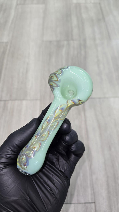 Izlow Glass - Half Paisley Handpipe