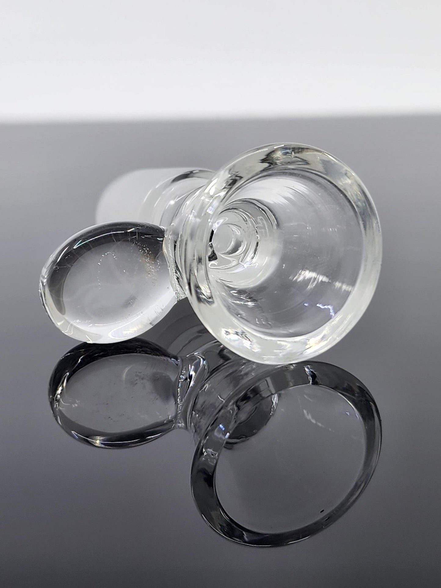 TAG - Single Hole Bong Slide Bowl Piece with Handle
