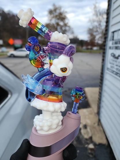 Rj Glass - Toucan Set Wet Puffco Peak/Pro Attachment