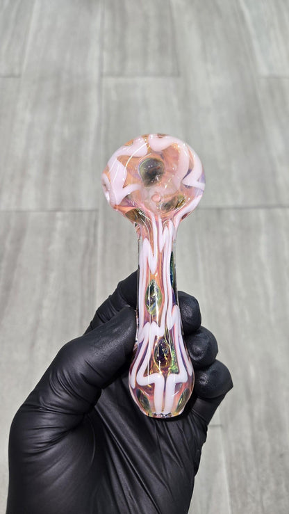 Izlow Glass - Box & Dots Handpipe