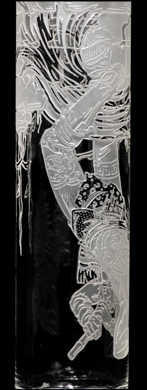 Milkyway Glass - Ancient Ruins 11″ Beaker Bong
