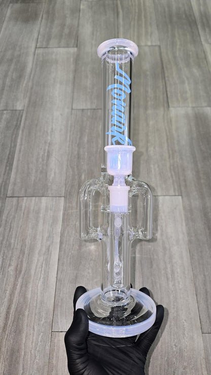 Monark Glass - 13" 38MM Color Accents Recycler