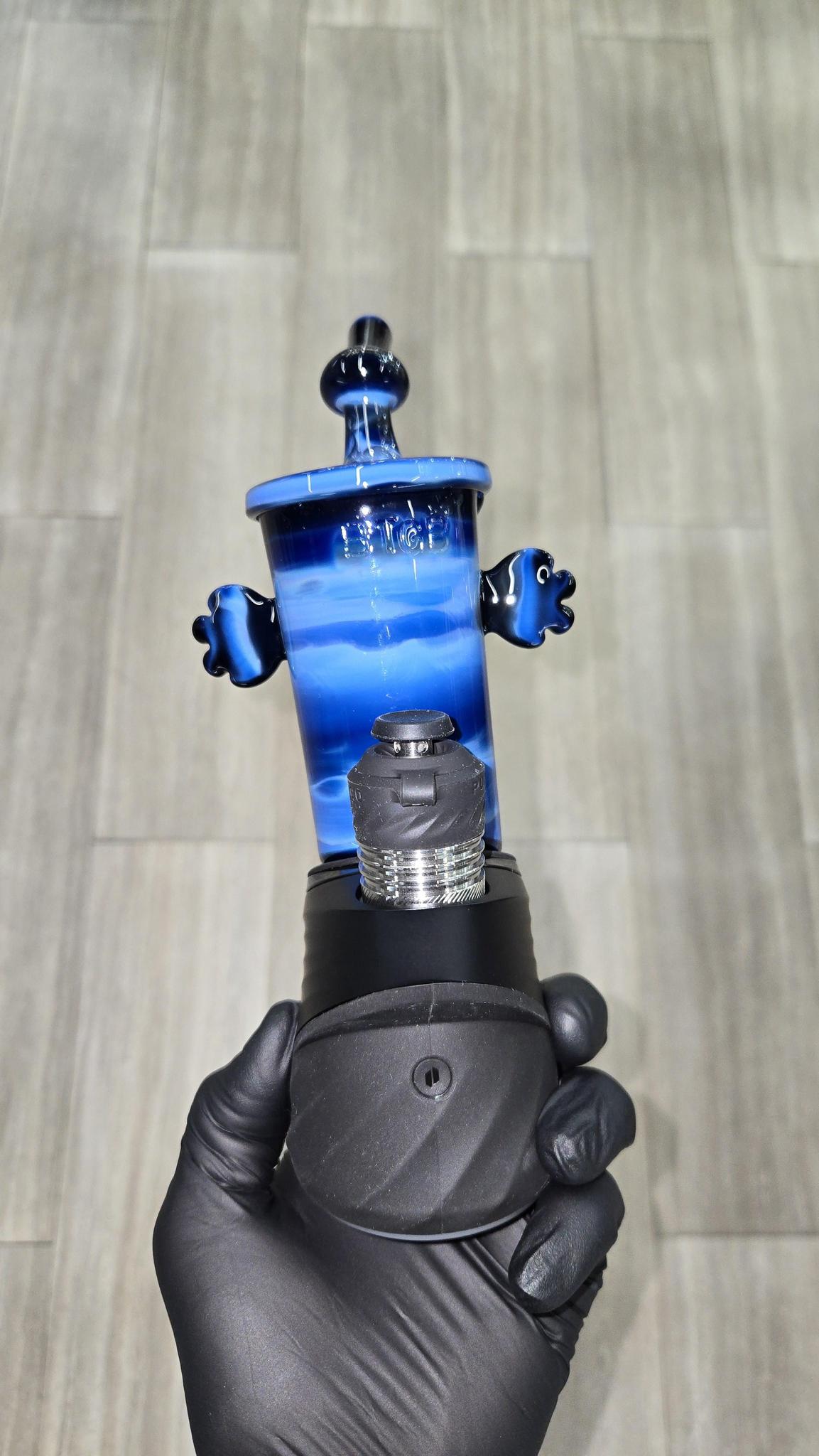 BTGB - Blue Agate Master Shake Peak/Pro Bubbler Attachment #13
