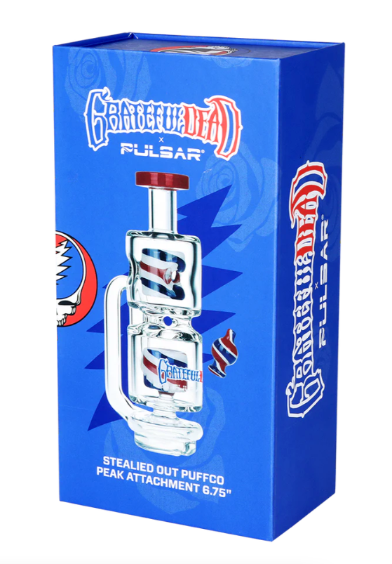 Grateful Dead x Pulsar Stealied Out Attachment Set for Puffco Peak & Peak Pro 6.75"