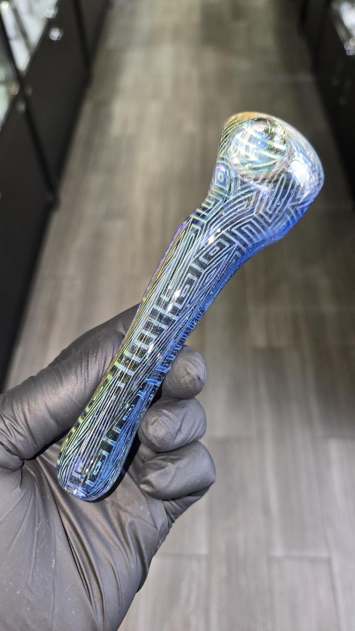 Hefe Glass - Fumed Etch Spoon #2