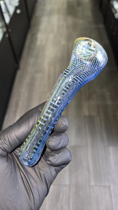 Hefe Glass - Fumed Etch Spoon #2