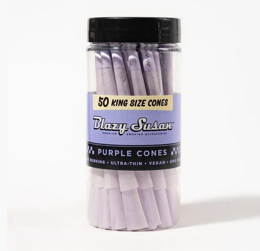 Blazy Susan - Purple Pre Rolled Cones 50ct Jar