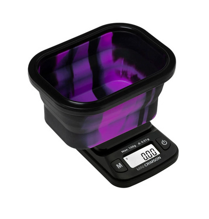 Truweigh - Mini Crimson Collapsible Bowl Scale 100g x 0.01g
