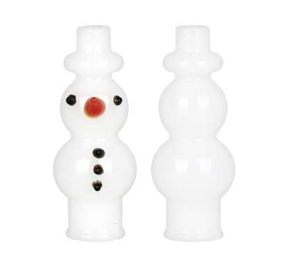 Snowman Glass Mouthpiece Attachment for Puffco Pivot
