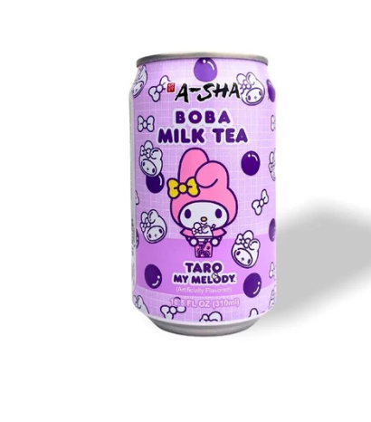 A-Sha Hello Kitty Tea Taro Boba Milk Tea (Taiwan)