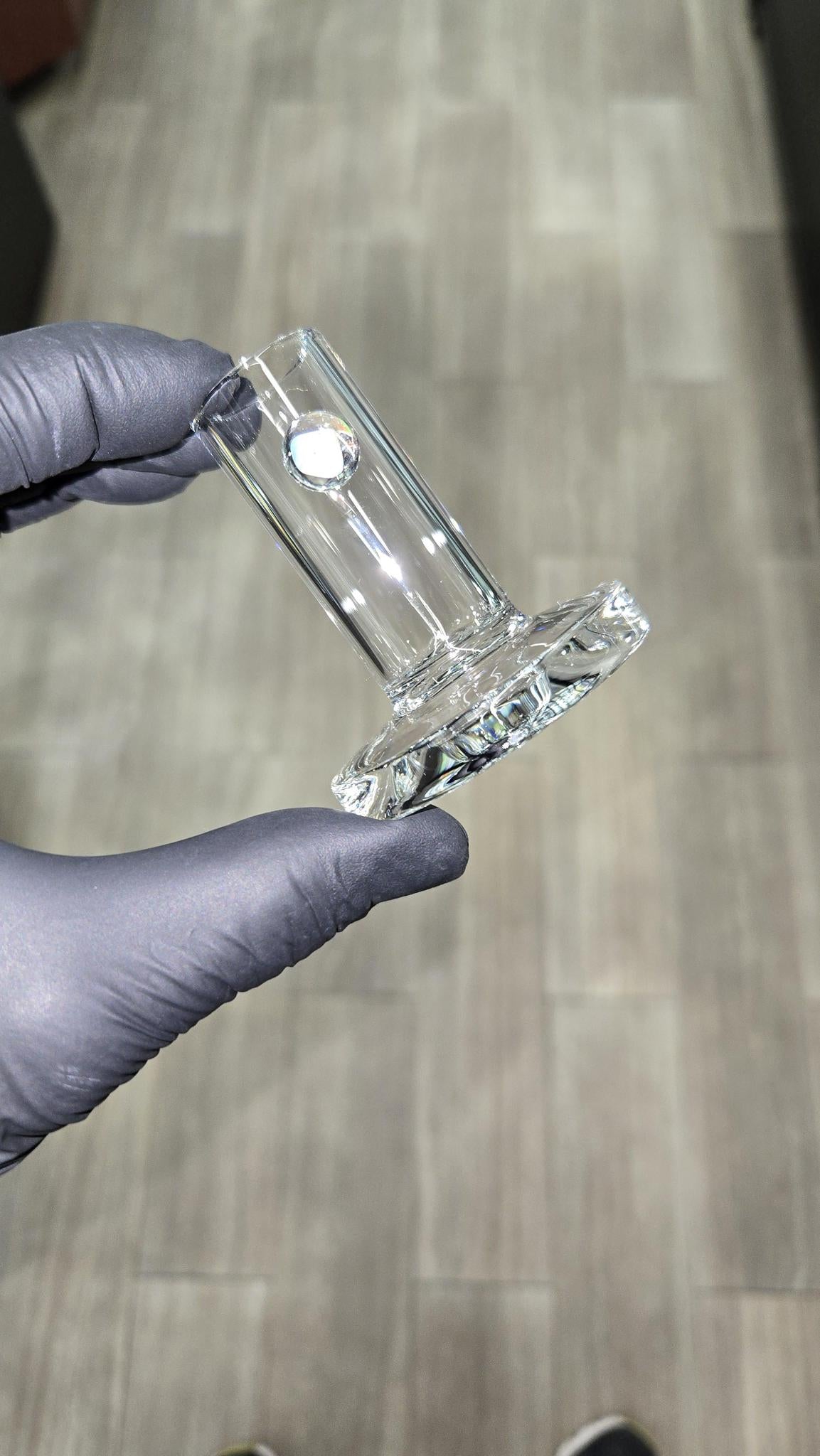 Tokr Glass - Clear Pivot Stand With Opal