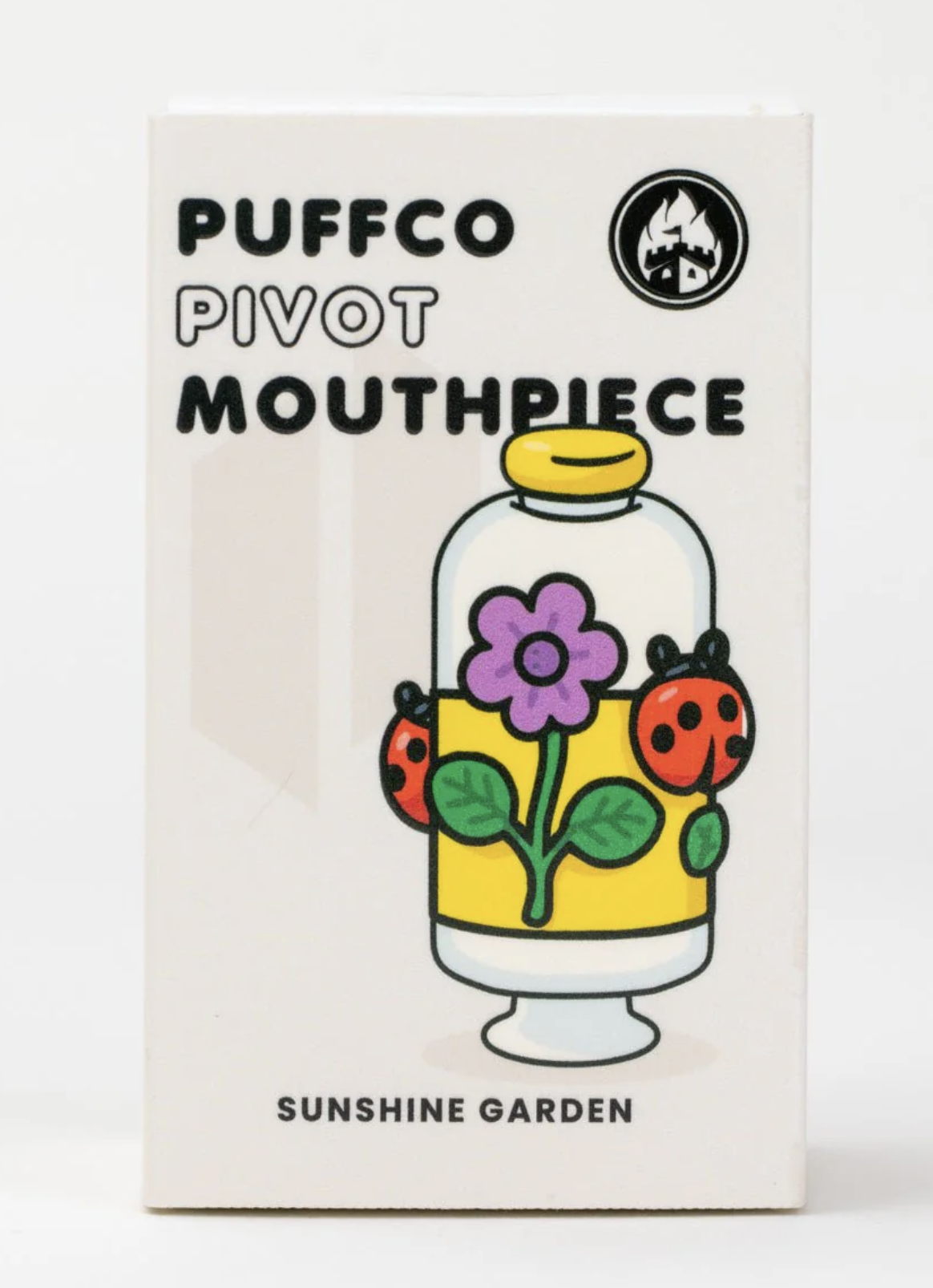 Empire Glassworks Puffco Pivot Glass Mouthpiece - Sunshine Garden