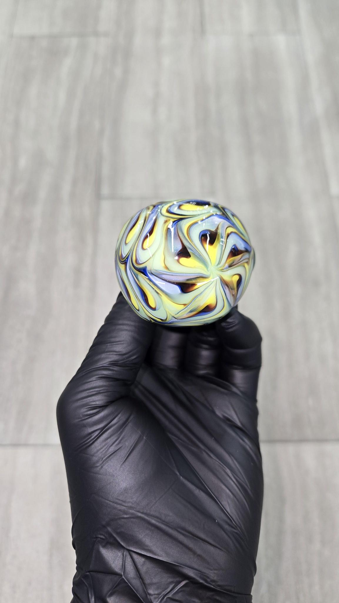 Izlow Glass - Peacock Handpipe
