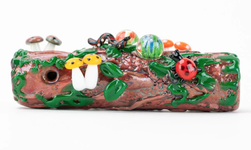 Empire Glassworks Mossy Log Dry Pipe
