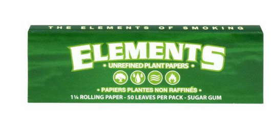 Elements - Green 1 1/4 Rolling Papers