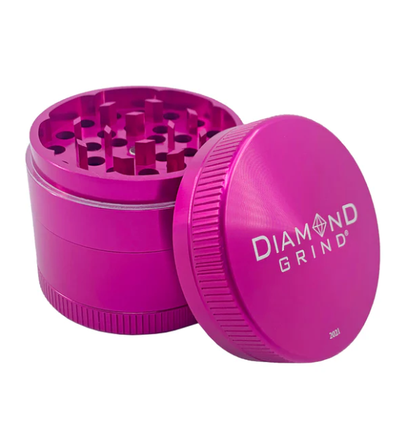 Diamond Grind - 63mm Anodized 4 Piece Grinder