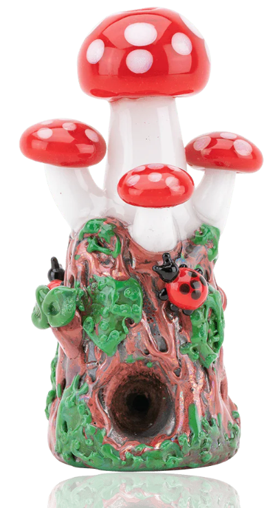 Empire Glassworks Mushrooms Dry Piped