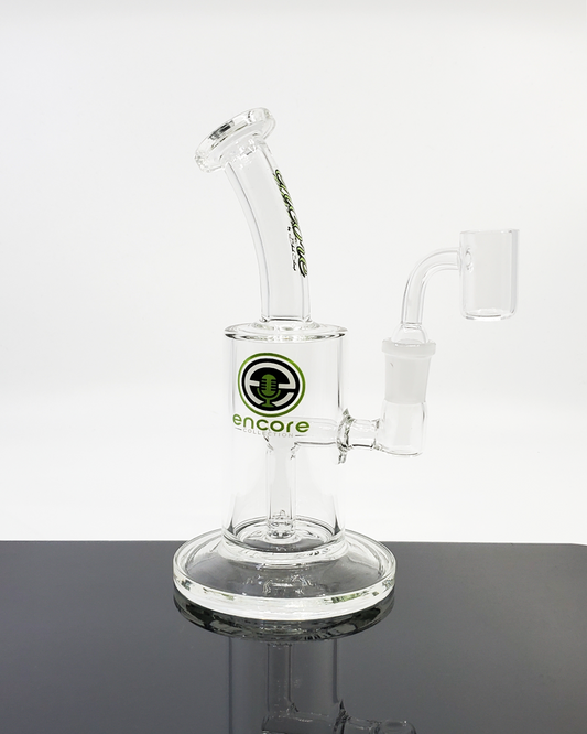 Encore Glass 7” Clear Downstem in Jar | Durable Design | Compact Filtration