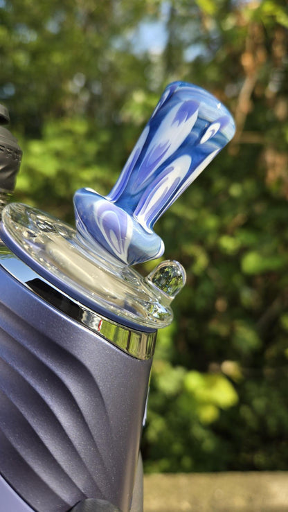 Indo Glass X Geoffmade - Clear Bottom Frit Work Dry Peak/Pro Attachment #4
