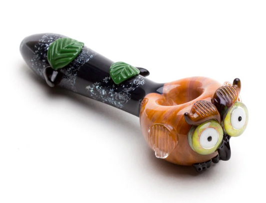 Empire Glassworks Owl Mini Spoon Pipe