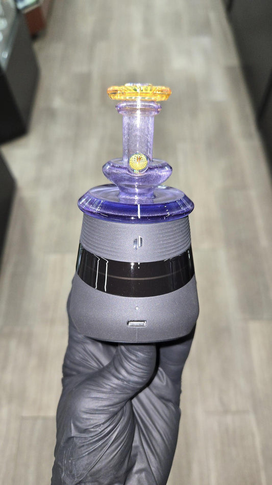 Gatez Glass - Wildberry Dry Top Puffco Peak/Pro Attachment