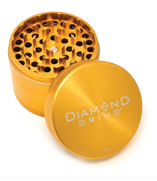 Diamond Grind - 50mm Anodized 4 Piece Grinder
