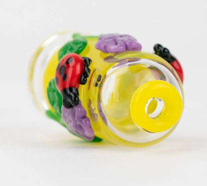 Empire Glassworks Puffco Pivot Glass Mouthpiece - Sunshine Garden