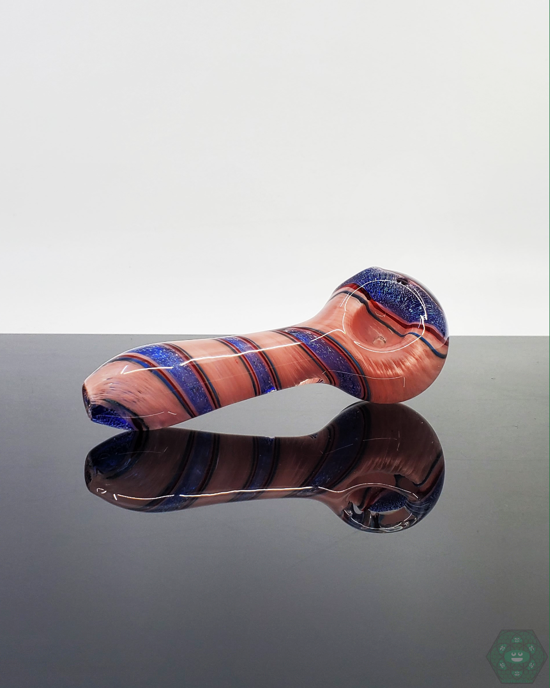 American Spoon Dichroic Linework Glass Pipe - Smoking Accessories. Enjoy smooth, balanced draws with this stylish and durable glass spoon pipe.