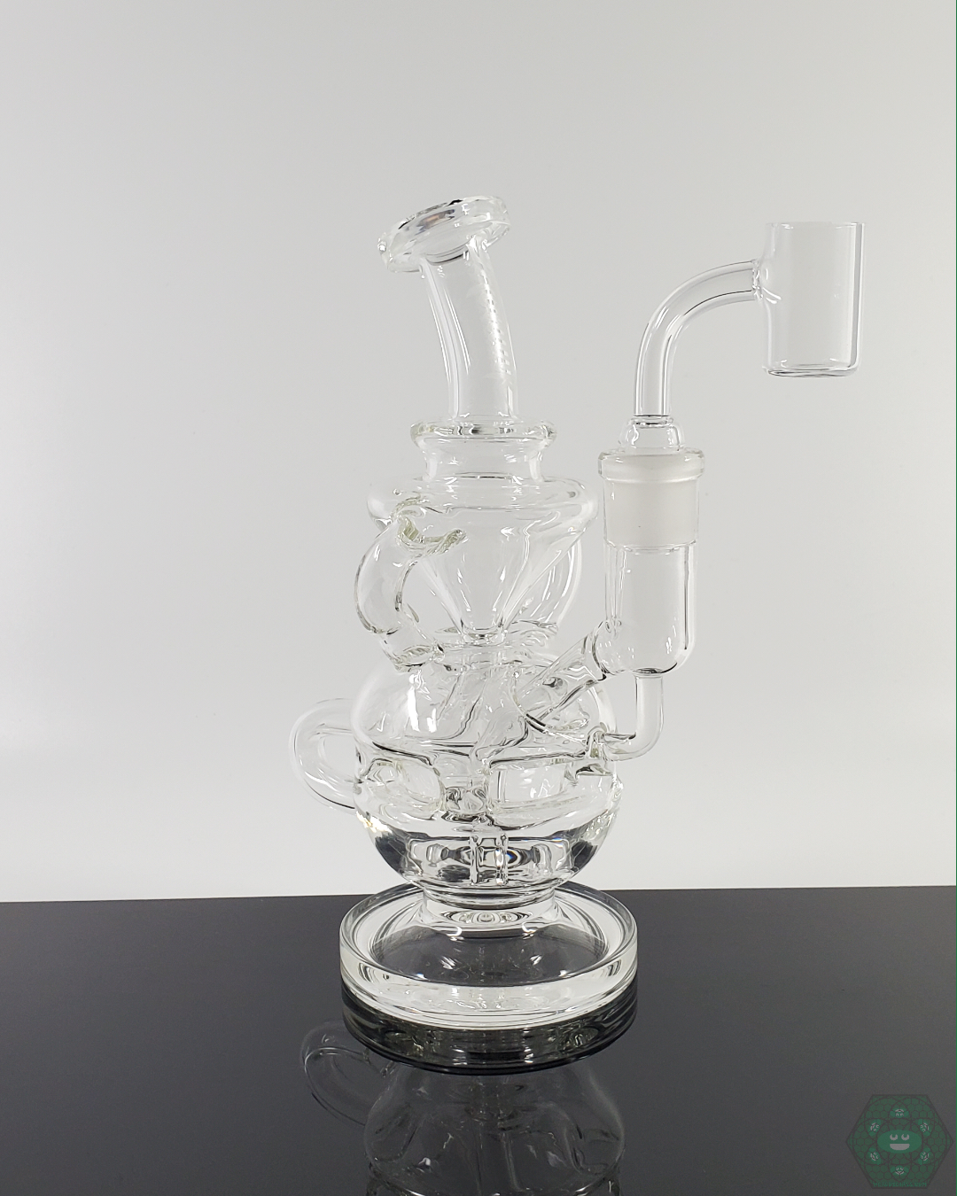 Monark Glass 8” Fab Egg Recycler | Enhanced Filtration | Unique Egg Design