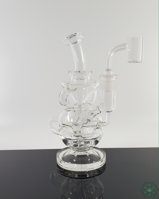 Monark Glass 8” Fab Egg Recycler | Enhanced Filtration | Unique Egg Design