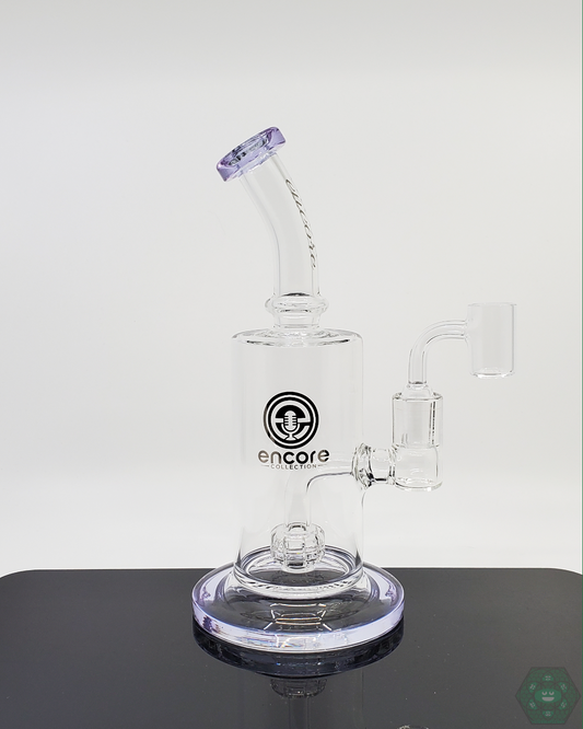 Encore Glass 7.5” Showerhead Rig | Smooth Filtration | Compact with Perc