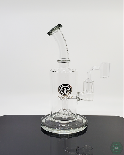 Encore Glass 7.5” Showerhead Rig | Smooth Filtration | Compact with Perc