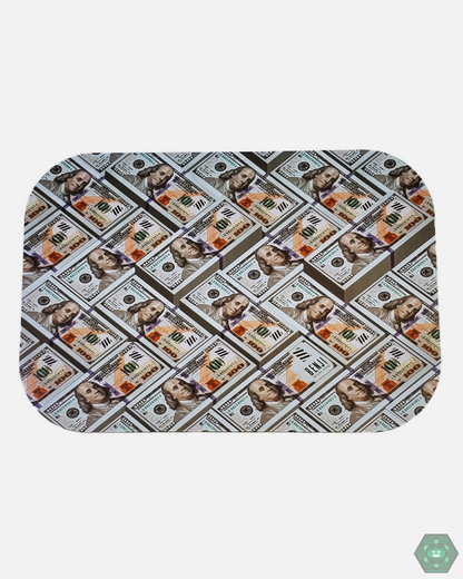 Benji Metal Rolling Tray with Magnetic Lid - Includes Papers. Keep your smoking session organized with this durable and compact tray. Ideal for on-the-go or at-home use.