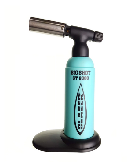 Big Shot Torch GT 8000 - Blazer. Over 35 minutes of high-grade 2500°F burn time. Portable, refillable, and self-contained.