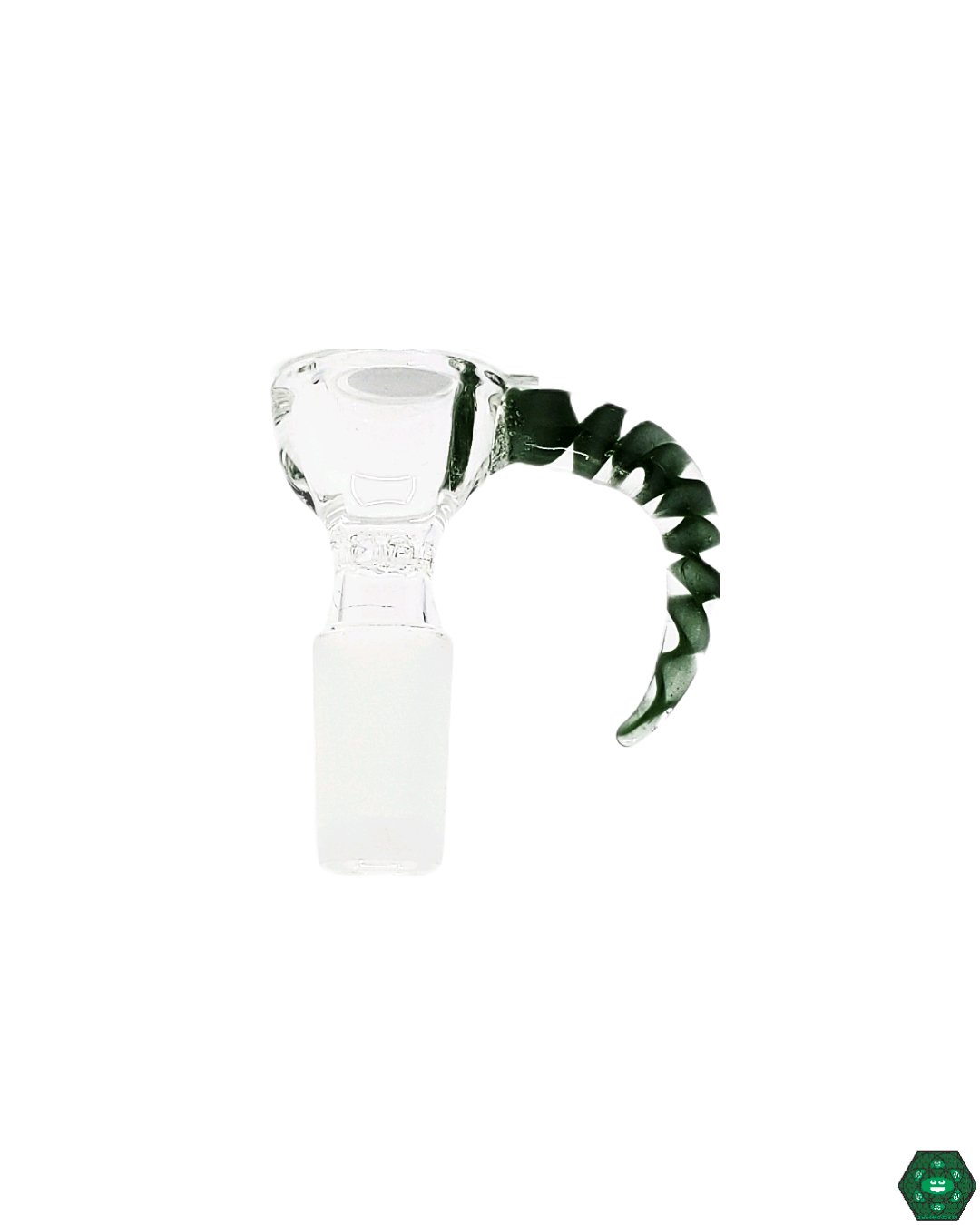  Black Sheep 14mm Slide with Horn | Headdy Glass. Unique Glass Art. Enhance your setup with this durable and functional accessory. Fast USA shipping.